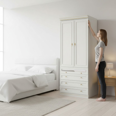 Klassische Element Begehbarer Kleiderschrank Schränke Schrank Schrankwand NEU 
