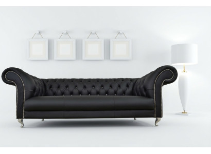 Chesterfield Sofa Polster Designer Couchen Sofas Garnitur Textil Stoff Textil 19