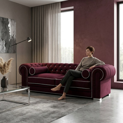 Chesterfield Sofa 3 SITZER Polster Designer Couchen Sofas Garnitur SL Sofa 20