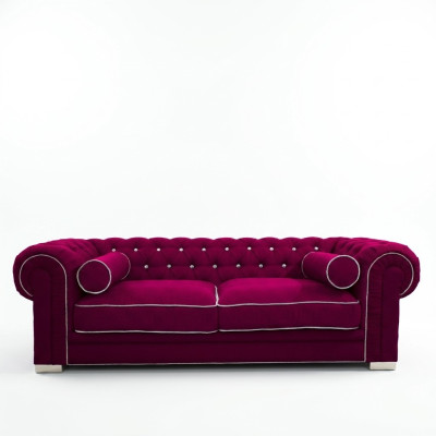 Chesterfield Sofa 3 SITZER Polster Designer Couchen Sofas Garnitur SL Sofa 28