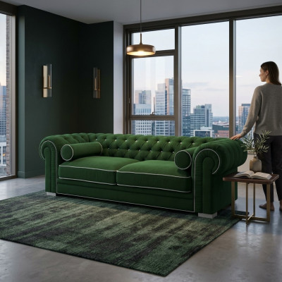 Chesterfield Sofa 3 SITZER Polster Designer Couchen Sofas Garnitur SL Sofa 31