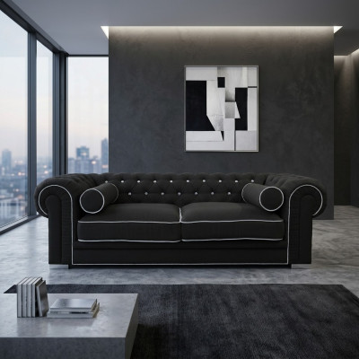 Chesterfield Sofa 3 SITZER Polster Designer Couchen Sofas Garnitur SL Sofa 33