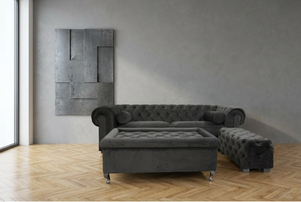 Chesterfield Sofa Polster Designer Couchen Sofas Garnitur Couch SLIII Sofa №18