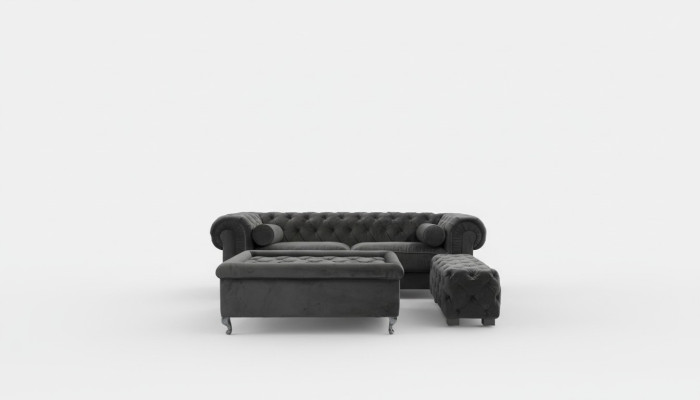 Chesterfield Sofa Polster Designer Couchen Sofas Garnitur Couch SLIII Sofa №18