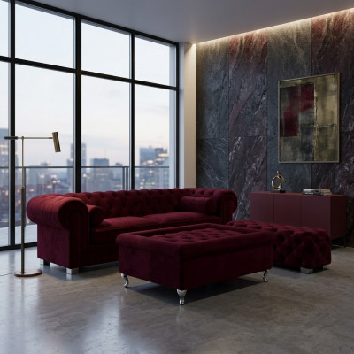 Chesterfield Sofa Polster Designer Couchen Sofas Garnitur Couch SLIII Sofa №19