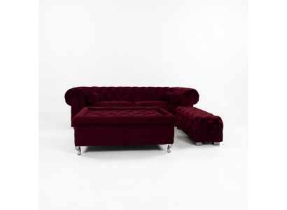 Chesterfield Sofa Polster Designer Couchen Sofas Garnitur Couch SLIII Sofa №19