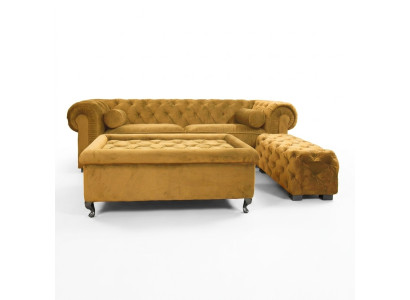 Chesterfield Sofa Polster Designer Couchen Sofas Garnitur Couch SLIII Sofa №22