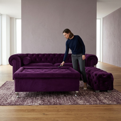 Chesterfield Sofa Polster Designer Couchen Sofas Garnitur Couch SLIII Sofa №23