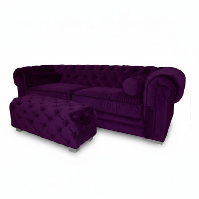 Chesterfield Sofa Polster Designer Couchen Sofas Garnitur Couch SLIII Sofa №37