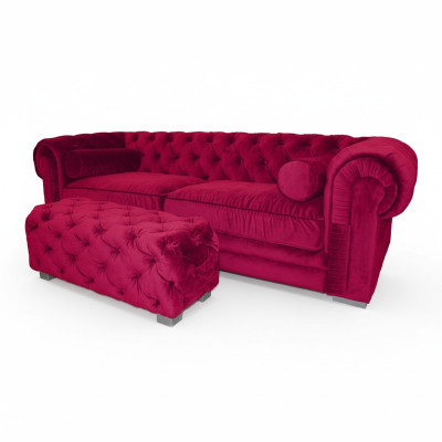 Chesterfield Sofa Polster Designer Couchen Sofas Garnitur Couch SLIII Sofa №39