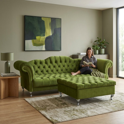 Chesterfield Sofa Polster Designer Couchen Sofas Garnitur Couch SLIII Sofa №57