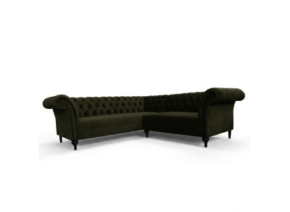 Chesterfield Ecksofa Eckcouch Designer Sofa Couch Samt Ledersofa SLIII Sofa
