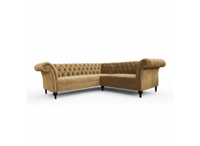 Chesterfield Ecksofa Eckcouch Modern Designer Sofa Couch Samt Ledersofa