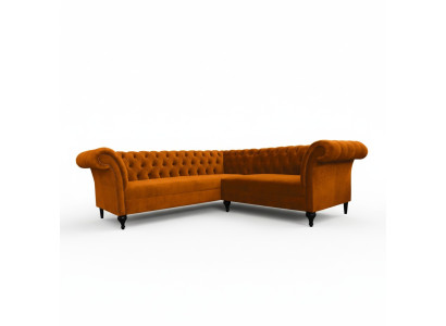 Chesterfield Ecksofa Eckcouch Designer Sofa Couch Samt Ledersofa