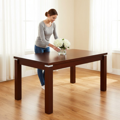 Esstisch Holztisch XXL 80x120cm Ausziehbar Tisch 80x160cm