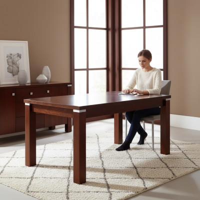 Tisch Esstisch Holztisch XXL Konferenztisch 100X250cm Ausziehbar 250X350cm