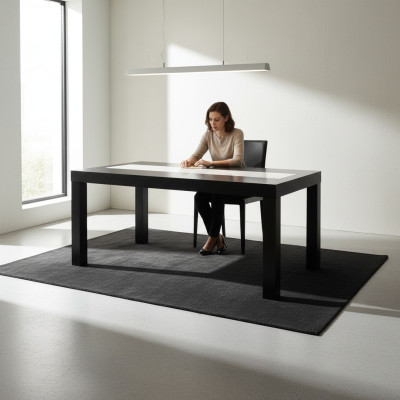 Tisch Esstisch Holztisch XXL Konferenztisch S27 Radius 150+50 CM