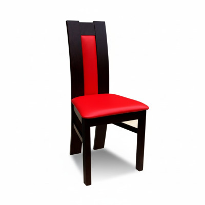 MASSIVHOLZ STUHL HOLZ DESIGNER ROT STUHL ESSZIMMERSTUHL KLASSISCH DEKORATIVE