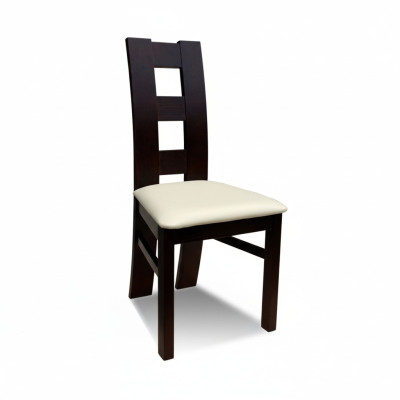 MASSIVHOLZ Weiß SCHWARZ HOLZ DESIGNER STUHL ESSZIMMERSTUHL MODERN DEKORATIVE