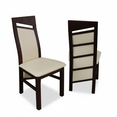 MASSIVHOLZ HOLZ STUHL MODERN Weiß DESIGNER ESSZIMMERSTUHL KÜCHE DEKORATIVE