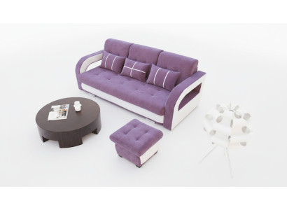 Schlafsofa Klappcouch 3-Sitzer Schlaffunktion + Bettkasten Couch Sofa Klappsofa