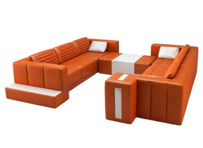 Moderne Elegantes Design Wohnzimmersofas Polstermöbel U-Form für Ihr Zuhause