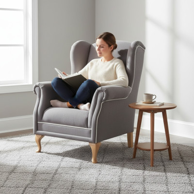 Design Loungesessel Esszimer Lehnstuhl Relax Polster Gastro Stuhl Sessel 