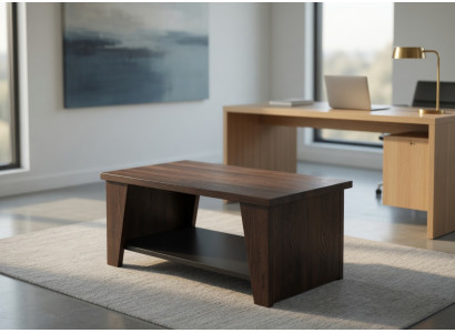 Zeitloser Couchtisch aus Holz für moderne Räume