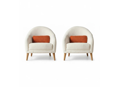 Wohnzimmer Set Moderner Stil Beige Farbe Weiche Polsterung Holzrahmen