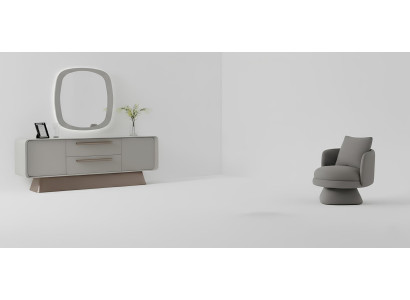 Wohnzimmer-Set Sessel Unterer Block Oberer Block Weiß Moderner Stil
