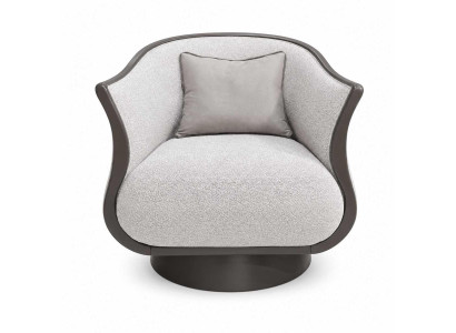Wohnzimmer Sessel Moderner Design Grau Polstermöbel Polstersessel