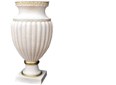 XXL Vase Tisch Dekoration Deko Vasen Antik Stil Skulptur Figur Kelch Rom 0882