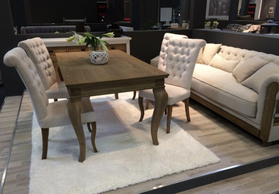 Chesterfield Lehnstuhl Design Stuhl Polster Holz Sessel Stühle Club Luxus Stoff