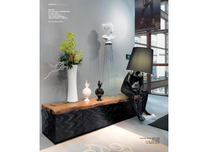 Wohnzimmer Stehlampe Leuchte Steh Leuchten xxl Design Lampe Figur Skulptur Neu