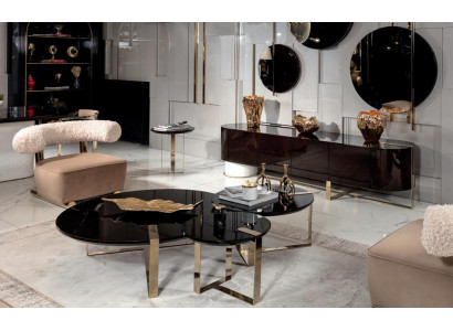 Wohnzimmer Set4tlg Sessel Couchtisch Sideboard Spiegel Wohnzimmer Schönheit