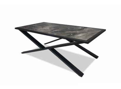 Couchtisch Beistelltisch Marmoroptik Metallgestell Industrial Design