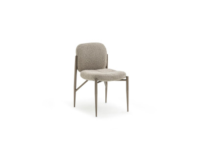 Esstischstuhl Polsterstuhl Esszimmerstuhl Stoff Holz Beige