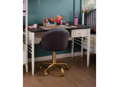 Weißer moderner Holzschreibtisch für Home Office
