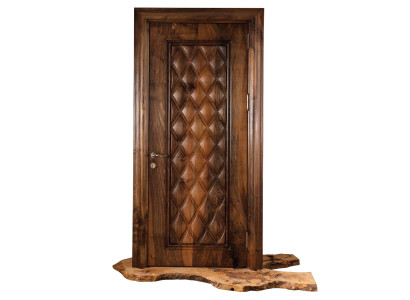 Braune Holz Tür Elegant Robust Für Zuhause