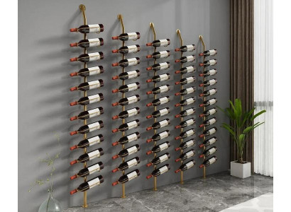Wandweinregal Weinregal Edelstahlweinregal Designweinregal Wand-Weinhalter