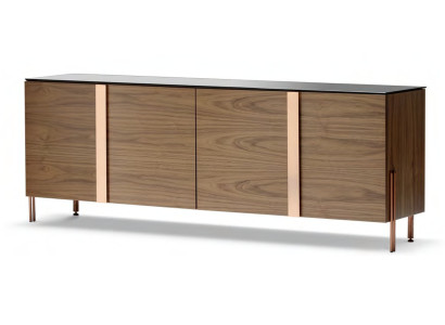 Elegante braune Holz-Konsole im stilvollen Design