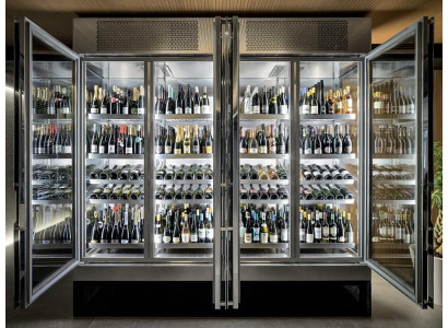 Weinschrank Weinkühlschrank Schaukasten Weinmöbel Schrankvitrine