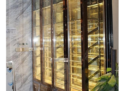 Weinschrank Weinkühlschrank Schaukasten Weinmöbel Schrankvitrine