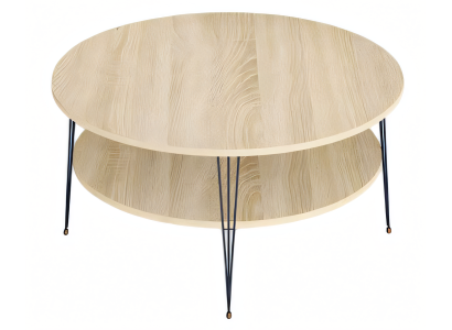 Eleganter brauner Couchtisch aus Holz mit stilvollem Design