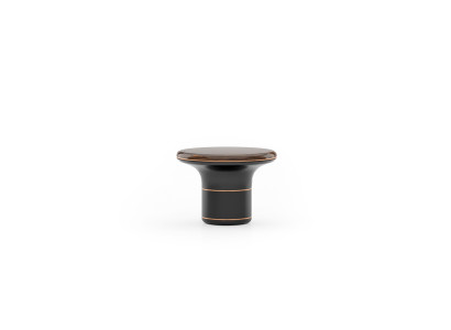 Beistelltisch aus Holz in Braun modern eleganter Wohnstil