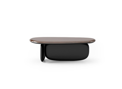 Eleganter brauner Couchtisch aus Holz im zeitlosen Design