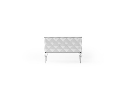 Elegantes weißes Holzsideboard im modernen Design