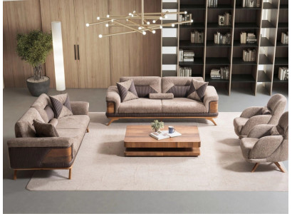 Wohnzimmer Set 3+3+1 – Eleganz und Komfort für Ihr stilvolles Zuhause.
