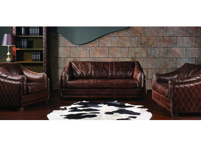 Wohnzimmer Set 4-tlg. Polstergarnitur 3+2+1 Kunstleder Sofa Set Couchgarnitur