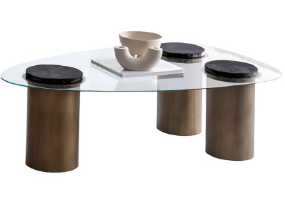 Wohnzimmer Transparenter Couchtisch Edle Ablagetische Kaffeetisch